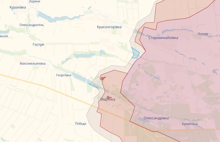 Генштаб: Сили оборони наступають на Мелітополь та Бердянськ, ворог атакує на сході – карта