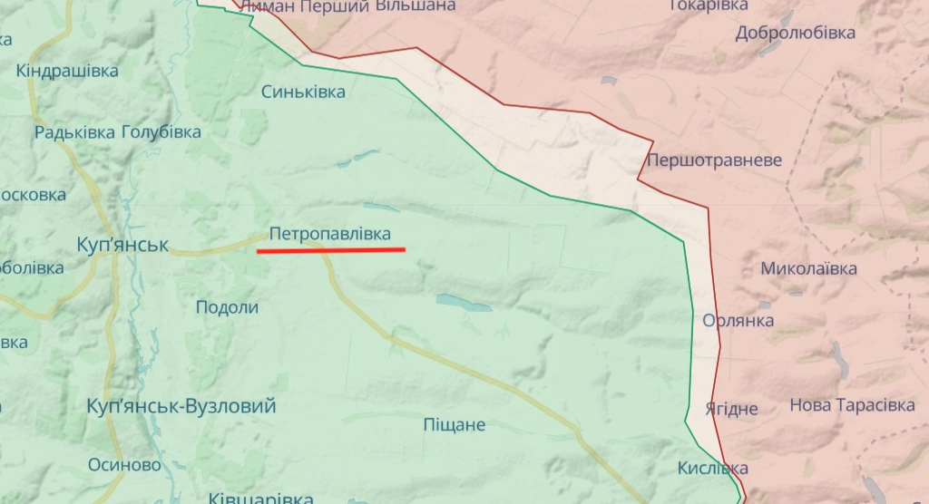 Маляр: На сході, де Росія атакує, минулий тиждень був вкрай складним – карта