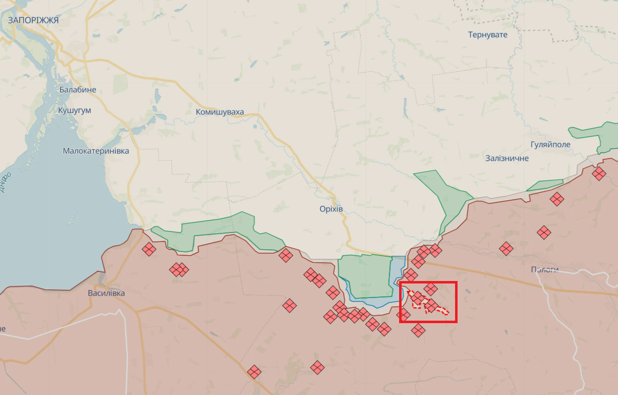 Генерал Тарнавський заявив про частковий успіх ЗСУ західніше Вербового – мапа