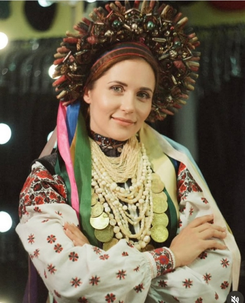 Наталка Денисенко у вишиванці. Фото Instagram