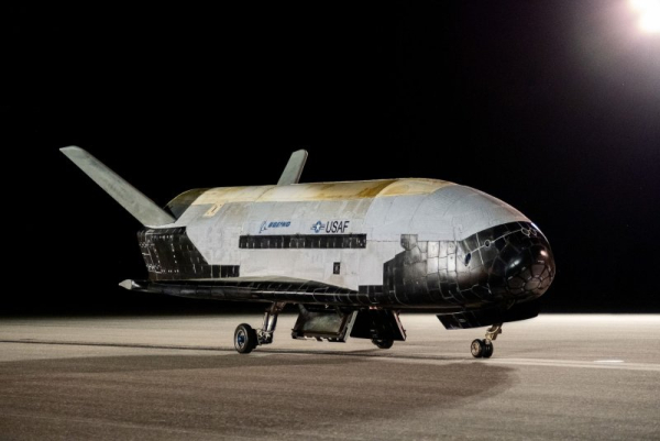 SpaceX launched the X-37B space plane for the U.S. Space Force on Thursday from the Kennedy Space Center, In Florida, at 11:50 p.m. EDT. File Photo by Staff Sgt. Adam Shanks/U.S. Space Force/UPI