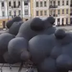 Негода знищила українську інсталяцію Black Cloud — буря накрила Burning…