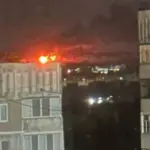 Яскраво горить: в окупованому Луганську обстріляли нафтобазу