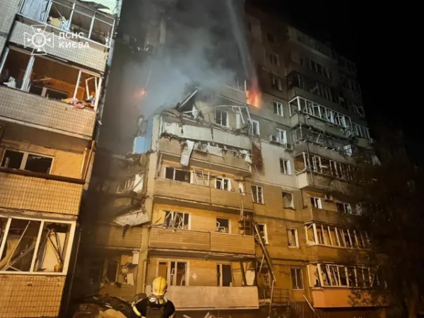 наслідки російської атаки на Київ