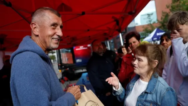 Лідер АНО Бабіш зустрівся з виборцями