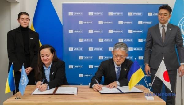 Японія виділяє додаткові $3,8 млн для підтримки роботи ЮНЕСКО в Україні.
