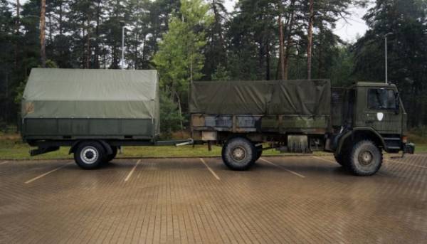 Українська компанія отримала від латвійського підприємства мобільний пристрій для встановлення розтяжок з колючого дроту