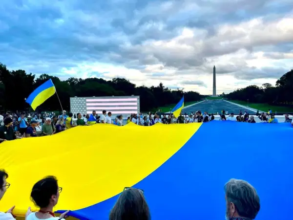Український прапор у Вашинтоні