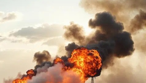 На Тульщині після атаки дронів спалахнула масштабна пожежа у логістичному центрі Wildberries.