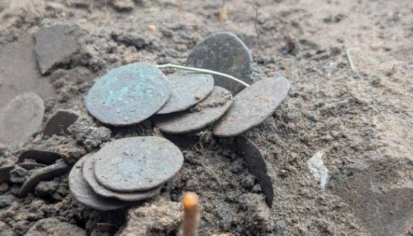 На Полтавщині виявили скарб з монет XIV століття