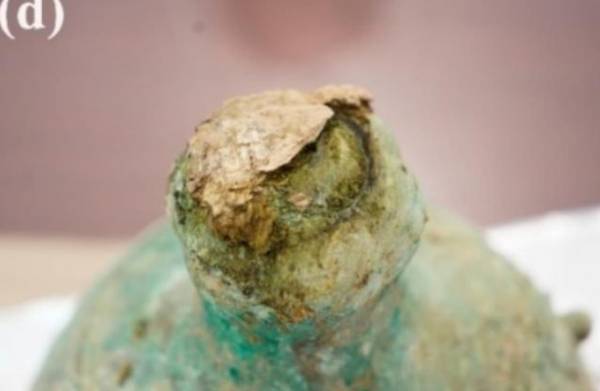 Герметична «кришка» посудини, у якій виявили напій. Ruru Chen et al. / Journal of Archaeological Science: Reports, 2026