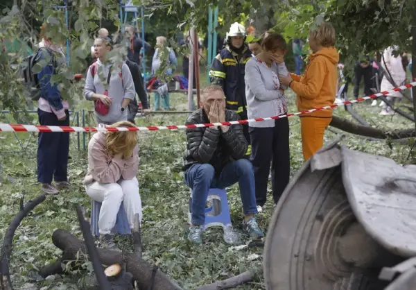 Після ворожої атаки на Київ, Солом'янський район