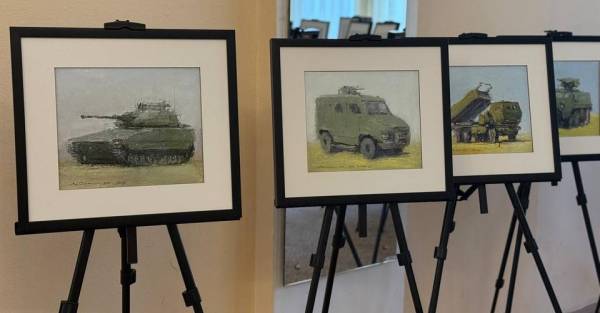Київська галерея презентувала “Зброю перемоги”: виставка картин про техніку ЗСУ