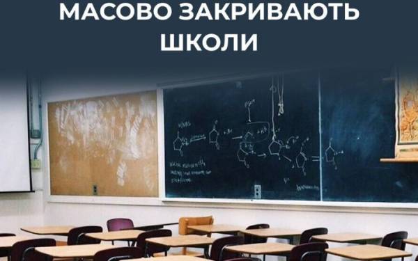 Окупанти на Донеччині закривають школи та дитсадки