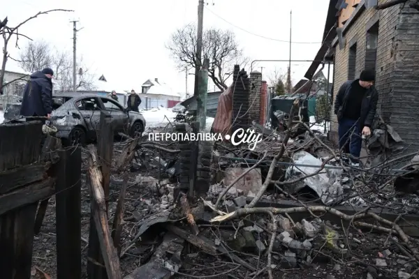 Будинок, куди прийшовся повторний удар в один день із різницею в пару годин.