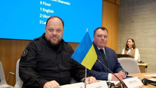 Спікер ВР закликав парламенти NB8 до конкретних дій на підтримку України