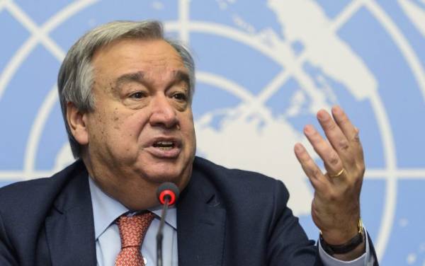 Генсек ООН закликає зупинити удари по території Росії