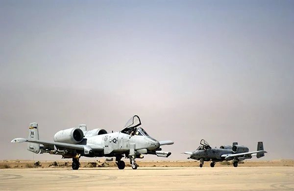 Літак ВПС США A-10 «Warthog» на базі в Саудівській Аравії, 1991 рік