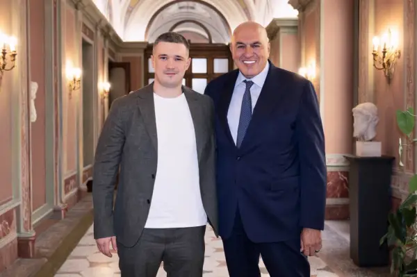 Михайло Федоров та Гвідо Крозетто, фото: facebook
