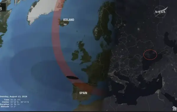 NASA показало Крим російським під час трансляції затемнення