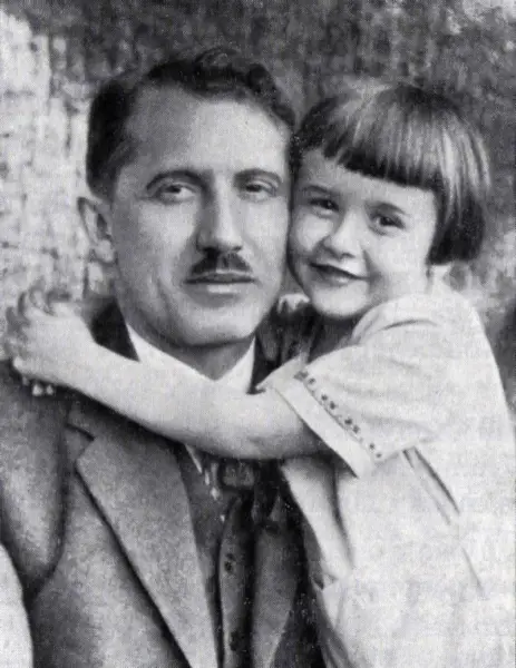 Євген Коновалець із сином Юрком. Юрій помер молодим і не лишив нащадків