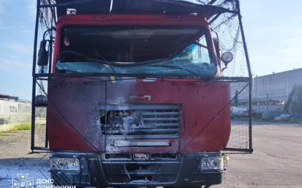 Дрон атакував рятувальників у Краматорську вдруге під час гасіння пожежі