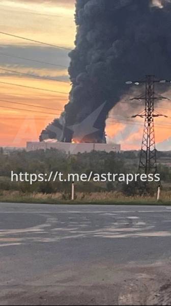 Дим у Самарській області РФ