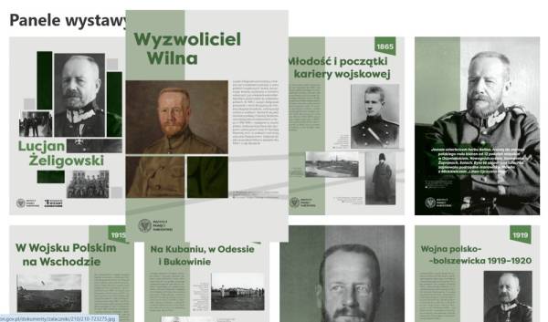 Ще один скрин із сайту польського ІНП. Ми виділили слайд, де генерала Желіговського назвали «визволителем Вільна»