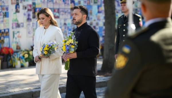 Зеленські вшанували загиблих захисників України