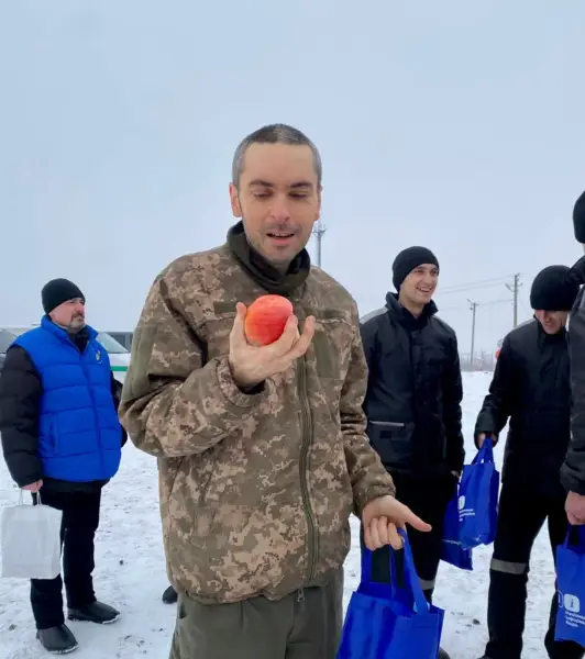Максим Колесніков після обміну полоненими