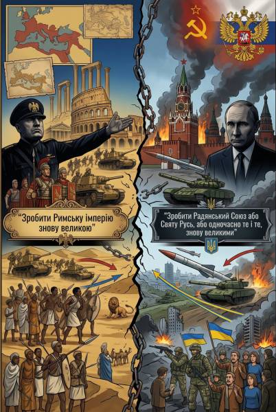 Колоніальні війни Муссоліні і Путіна