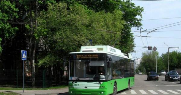 Зміна графіку руху тролейбусів у Харкові