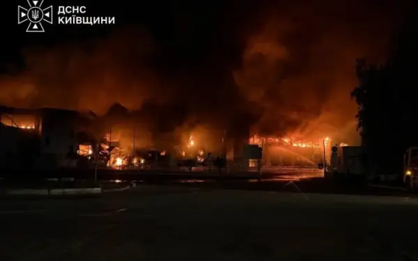 Росія атакувала Київщину дронами, пошкоджено цивільну інфраструктуру