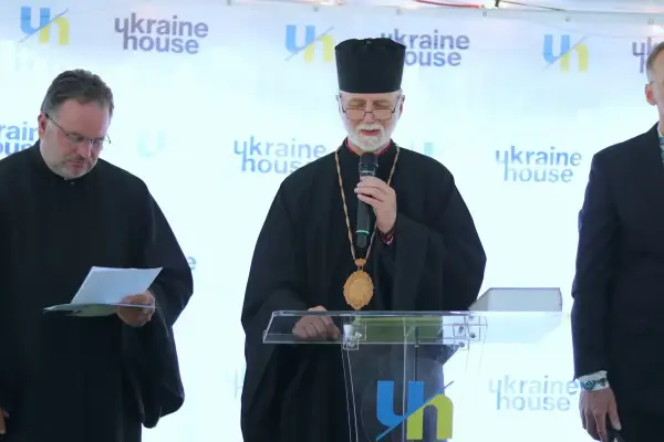 Під час акції «Діти моляться за дітей» в Українському домі у Вашингтоні, 31 травня 2026 року. 