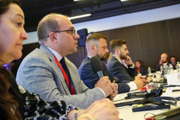 Денис Курбатов під час URC 2026 у Ґданську.