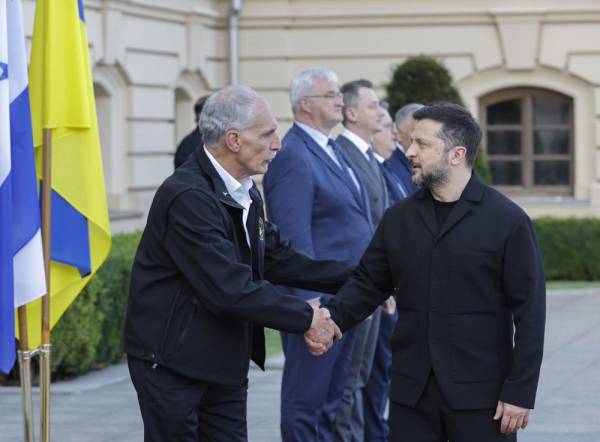 Президент Гондурасу Насрі Асфура і Володимир Зеленський у Києві, 19 червня 2026 р.
